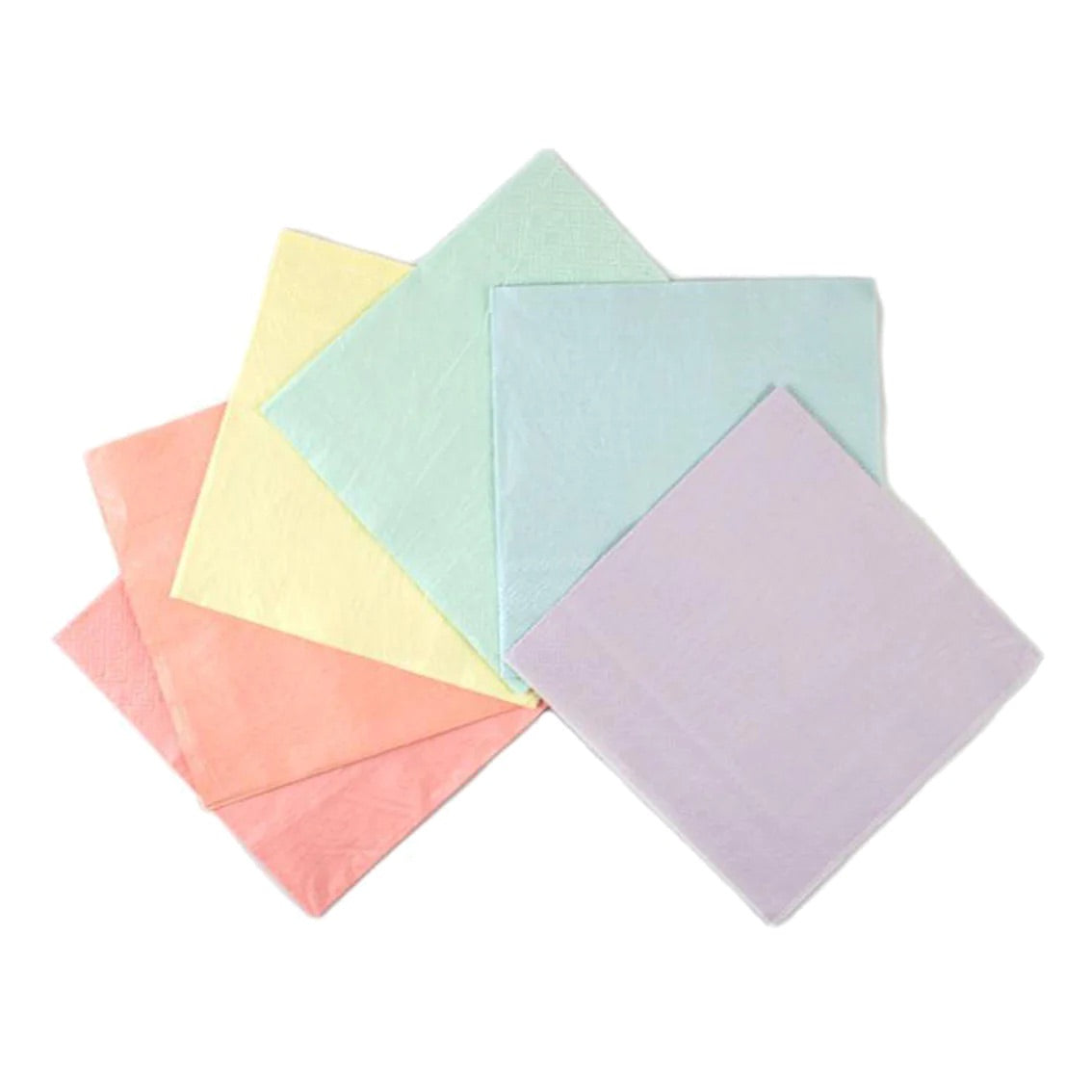 Pastel Multicolored Lunch Napkins 16ct