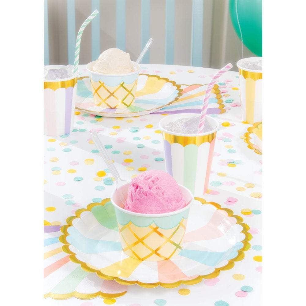 Ice Cream Cups with Spoons 8ct